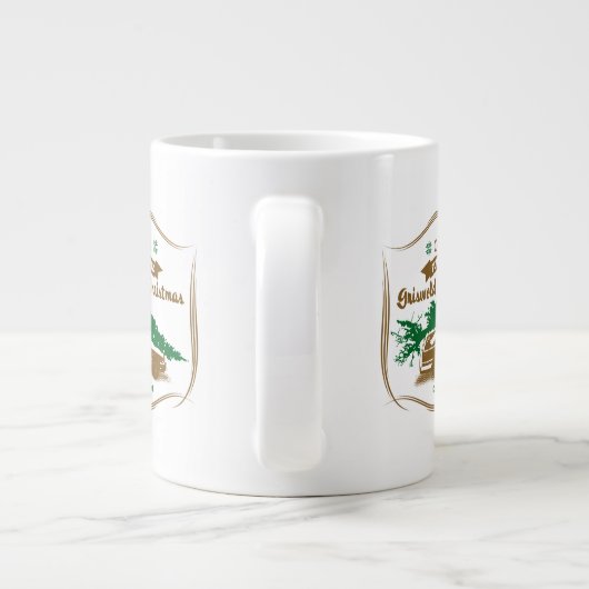 Fun Old Fashioned Griswold Family Kerstmis Grote Koffiekop (Achterkant)