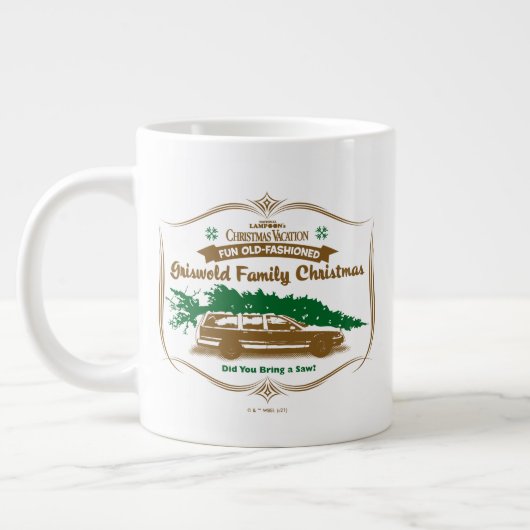 Fun Old Fashioned Griswold Family Kerstmis Grote Koffiekop (Links)