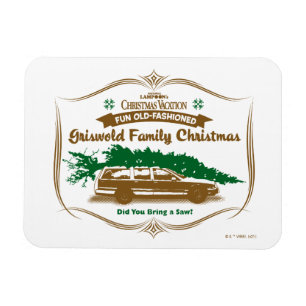 Fun Old Fashioned Griswold Family Kerstmis Magneet