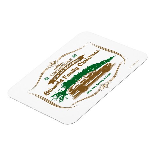 Fun Old Fashioned Griswold Family Kerstmis Magneet (Linkerzijde)