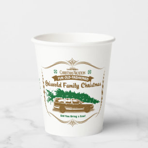 Fun Old Fashioned Griswold Family Kerstmis Papieren Bekers