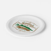 Fun Old Fashioned Griswold Family Kerstmis Papieren Bordje (Gekanteld)