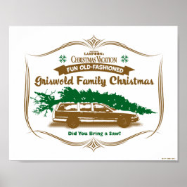 Fun Old Fashioned Griswold Family Kerstmis Poster