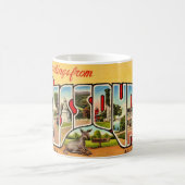 Fun Old Missouri Greeting Postcard Mug Koffiemok (Center)