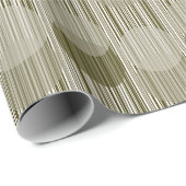 Fun Olive Green Party Tinsels en Confetti Pattern Cadeaupapier (Rol Hoek)