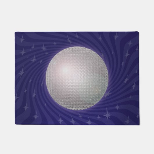 Fun ontwerp voor novelty Disco Ball Classic Party Deurmat (Voorkant)