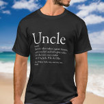 Fun oom Definition Gezegde Quote T-shirt<br><div class="desc">Geef je favoriete oom een persoonlijk tintje voor je speciale,  favoriete oom om een leuk,  uniek cadeau te creëer. Een perfecte manier om hem te shows hoe geweldig hij elke dag is. Ontworpen door: Thisnotme©</div>