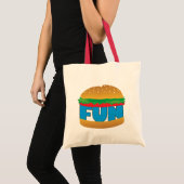 Fun op een Bun-Tas Tote Bag (Voorkant (product))