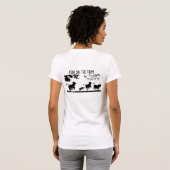 Fun op het Boerderij T-shirt (Achterkant volledig)