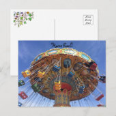 Fun op het  Briefkaart Carrousel (Voorkant / Achterkant)