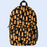 Fun Oranje Cat Bedrukte Rugzak<br><div class="desc">Schattige sinaasappel of gember kattenpatroon. Originele kunst van Nic Squirrell.</div>