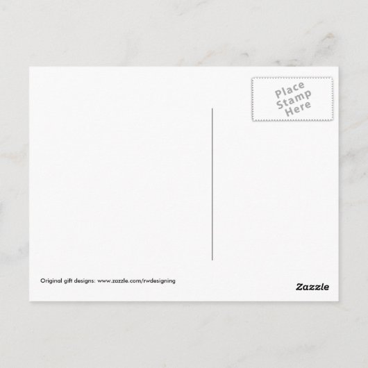 Fun original © black and white bar code (streepjes briefkaart (Achterkant)