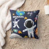 Fun Outer Space Astronaut, Schattigee Kinder eerst Kussen (Deken)
