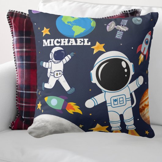 Fun Outer Space Astronaut, Schattigee Kinder eerst Kussen