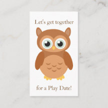 Fun Owl Playdate