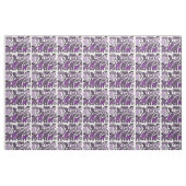 Fun Paarse olifant Abstract kunstweefsel Stof (Fat Quarter)