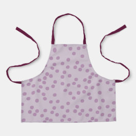 Fun Paarse Polkadots Apron Schort