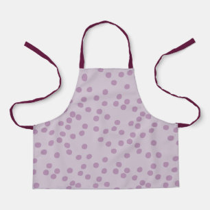 Fun Paarse Polkadots Apron Schort