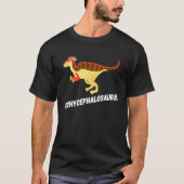 Fun Pachycephalosaurus Dinosaur T-shirt (Voorkant)