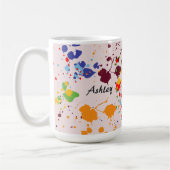 Fun Paint Drift Colorful Name Spring Love Koffiemok (Links)