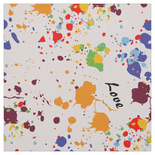 Fun Paint drukt kleurende lenteklas op Stof (Swatch)