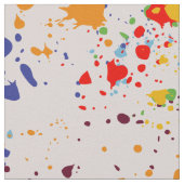 Fun Paint drukt kleurende lenteklas op Stof (Close Up)