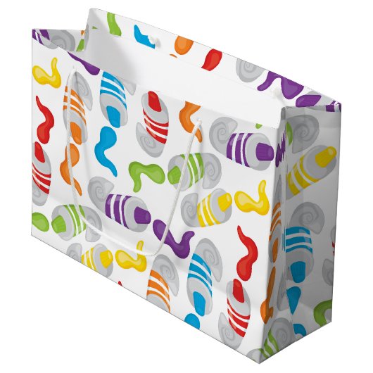 Fun Paint Party - grote cadeautas (Voorkant Gekanteld)
