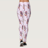 Fun Painted Running Belgische Malinois Leggings (Achterkant)