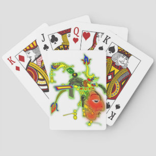 Fun Painting Mask Tribal Face Speelkaarten