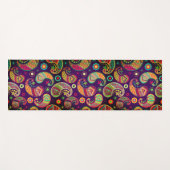 Fun Paisley Kleurrijke Bloemen Bohemian Yogamat (Voorkant (horizontaal))