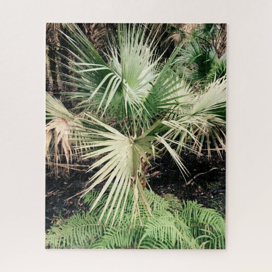 Fun Palm Tree Leaves Puzzle Legpuzzel (Verticaal)