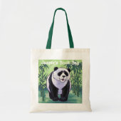 Fun Panda Beer Personal Book Bag Tote Bag (Voorkant)