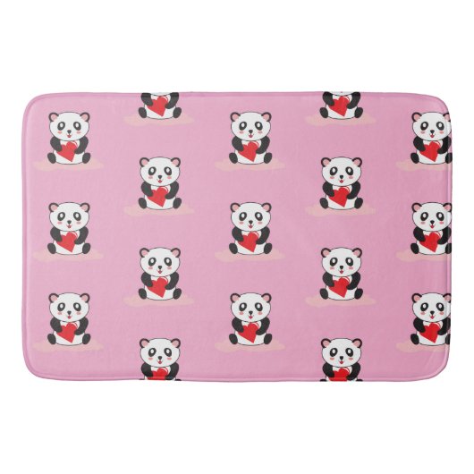 Fun Panda Graphic Badkamer Mat (Voorkant)