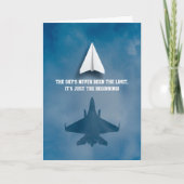 Fun Paper Vliegtuig &Jet Fighter Vliegtuig, Verjaa Kaart (Voorkant)