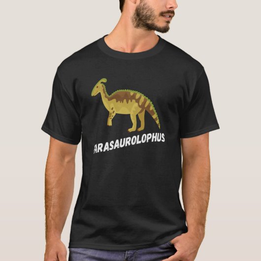 Fun Parasaurolophus Dinosaur T-shirt (Voorkant)