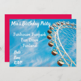 Fun Park Amusement Park tienerpartij Kaart