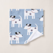 Fun Parson Jack Russell Terrier Dog Blue Bad Handdoek (Wasdoekje)