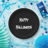 Fun Party Black Happy Halloween Paper Bord (Feest)