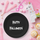 Fun Party Black Happy Halloween Paper Bord (Feest)