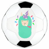 Fun Party Emoji Llama Voetbal (Voorkant)