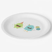 Fun Party Monster Papieren Bordje (Gekanteld)