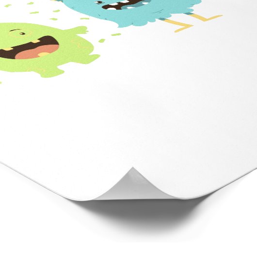 Fun Party Monster Poster (Hoek)