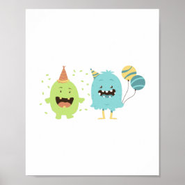 Fun Party Monster Poster