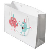 Fun Party Monsters Groot Cadeauzakje (Achterkant Gekanteld)