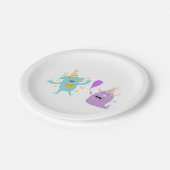 Fun Party Monsters Papieren Bordje (Gekanteld)