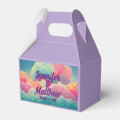 Fun Pastel Cotton Snoep Clouds Bedankdoosjes (Achterkant)