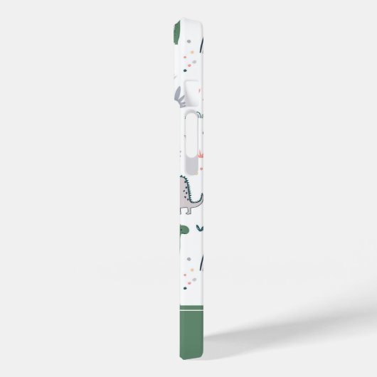 Fun Pastel Dinosaur Scene Pattern Case-Mate iPhone Case (Achterkant / Links)