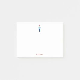 Fun Pastel Ice Cream Persoonlijke naam Post-it® Notes