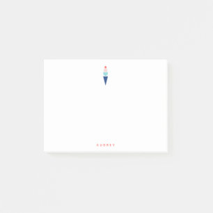 Fun Pastel Ice Cream Persoonlijke naam Post-it® Notes