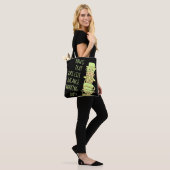 Fun Pastel Leaning Stack Coffee opnieuw te gebruik Tote Bag (Op model)
